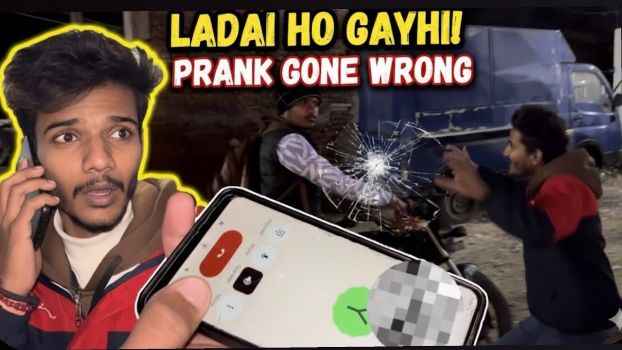 LADAI HO GAYI !😱// Prank Gone Very Wrong😳//..( Bhaiya Gussa Ho gaye )😤🤬|| @deepeshsainivlogs6378 