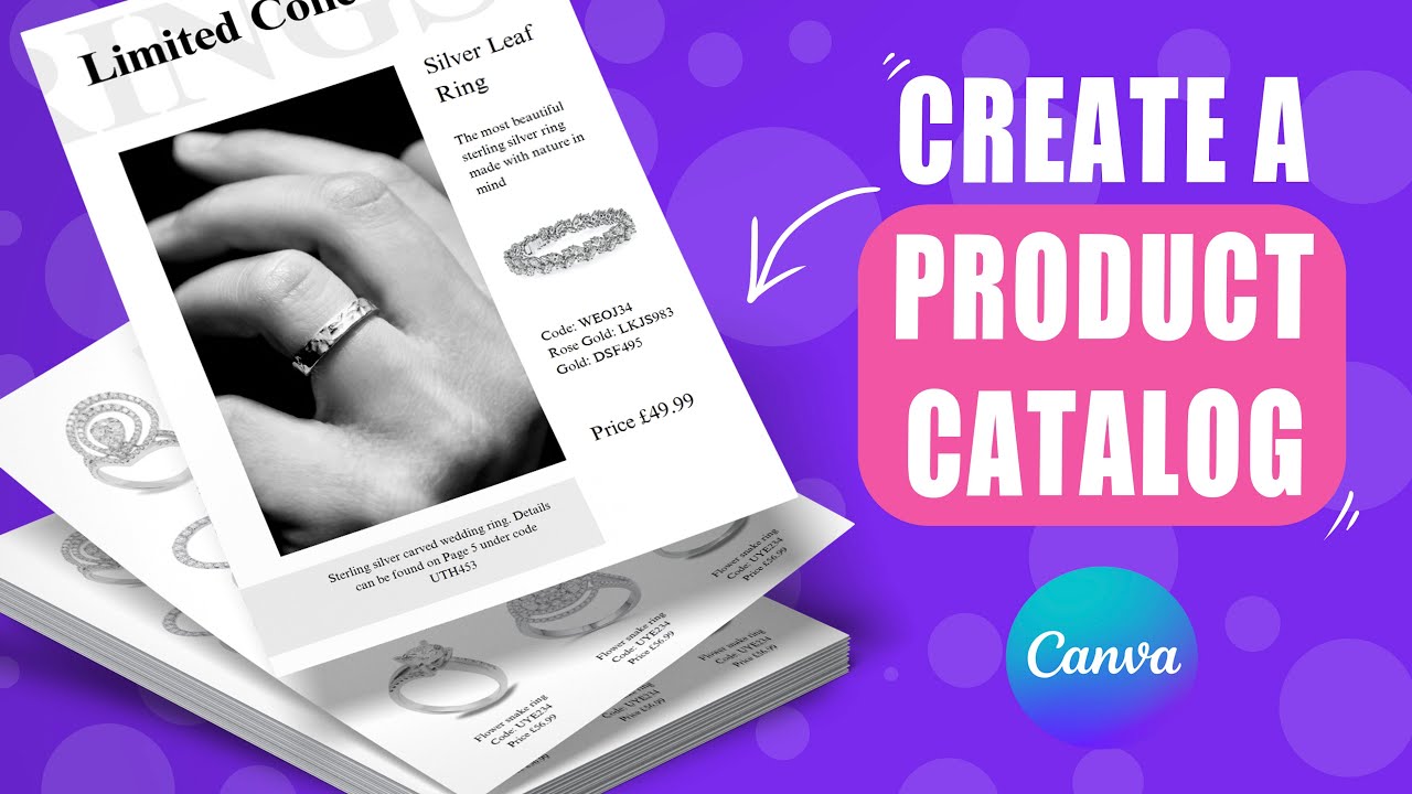 Создайте каталог продукции в CANVA бесплатно