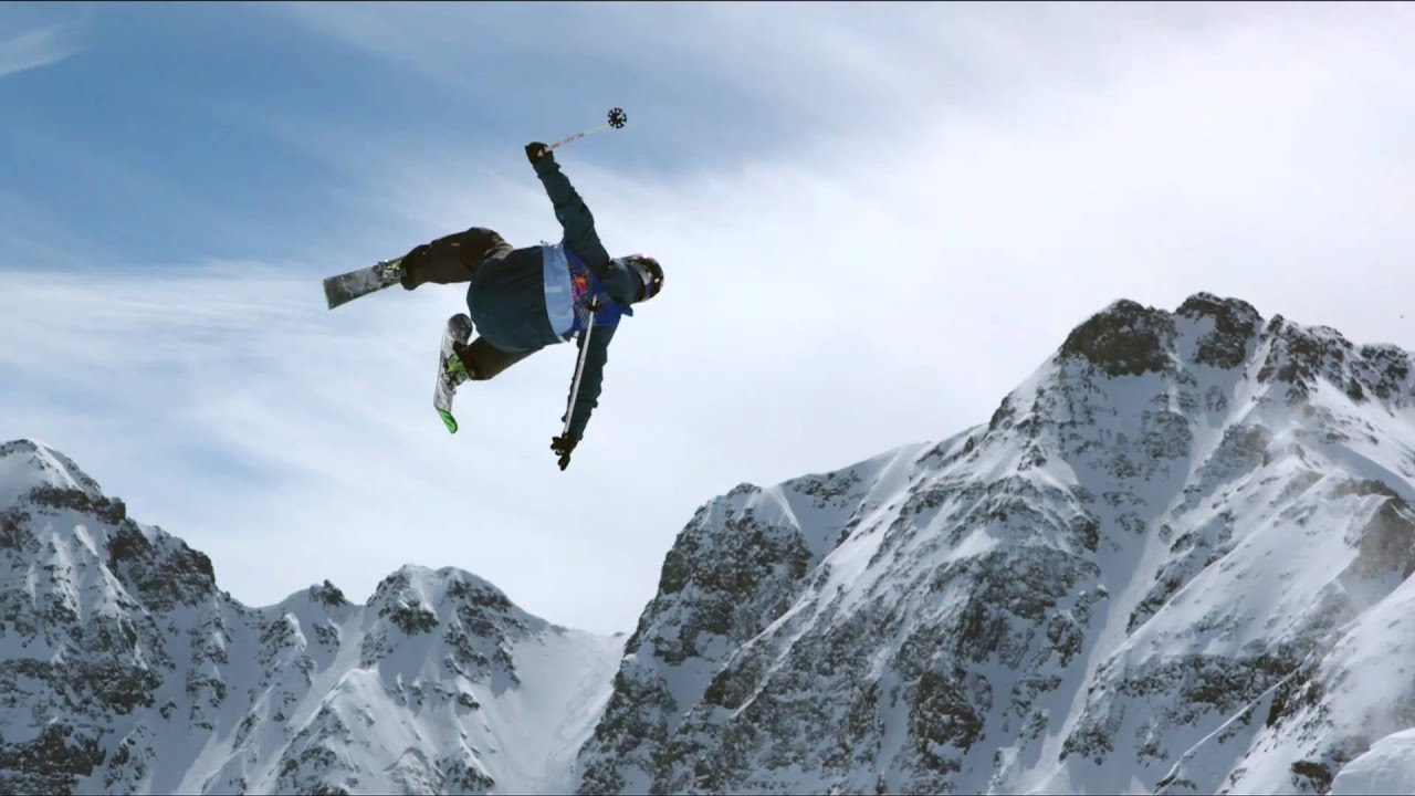 Slopestyle skiing comp - Day 2 Red Bull Cold Rush 2011