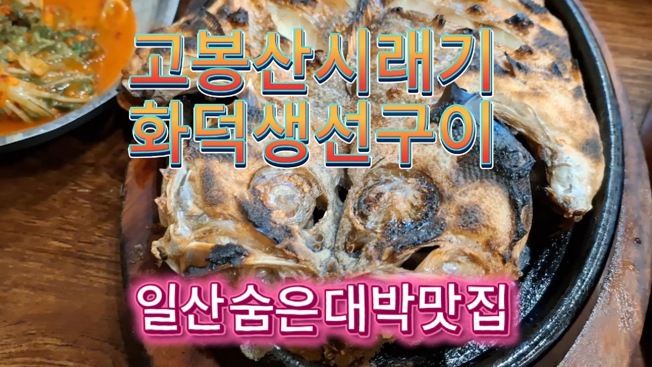 고봉산시래기 화덕생선구이 일산숨은맛집 배달러의점심식사#일산맛집#화덕생선구이#대박집#볼락구이