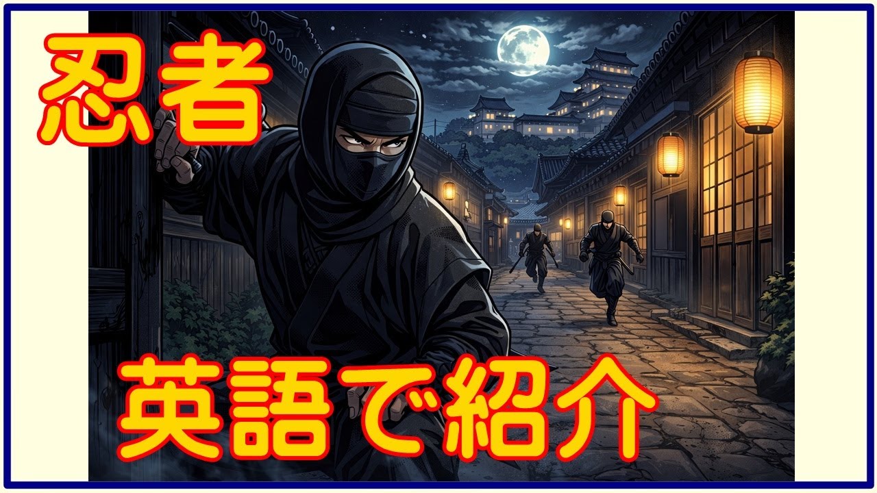 【Ninja】「忍者」を英語で聞く　英語の目安（英検３級～）リスニング