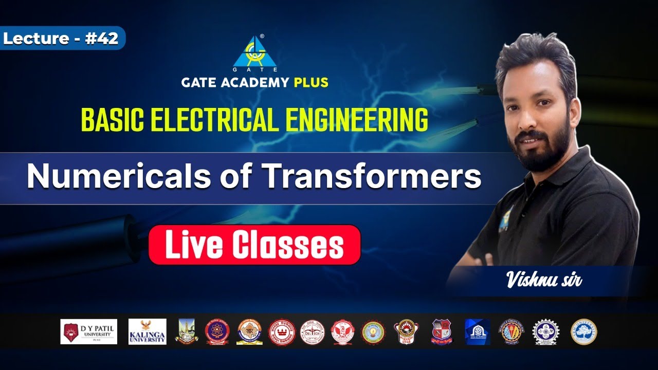 #42 Numericals of Transformer | Basic Electrical Engineering | By Vishnu Sir
