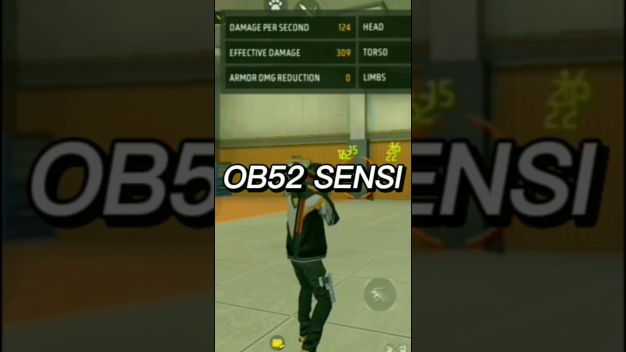 OB52 SENSITIVITY ☠ #freefire #viral #trending #tricks #trip #sensitivity #ff #shorts #short #effects