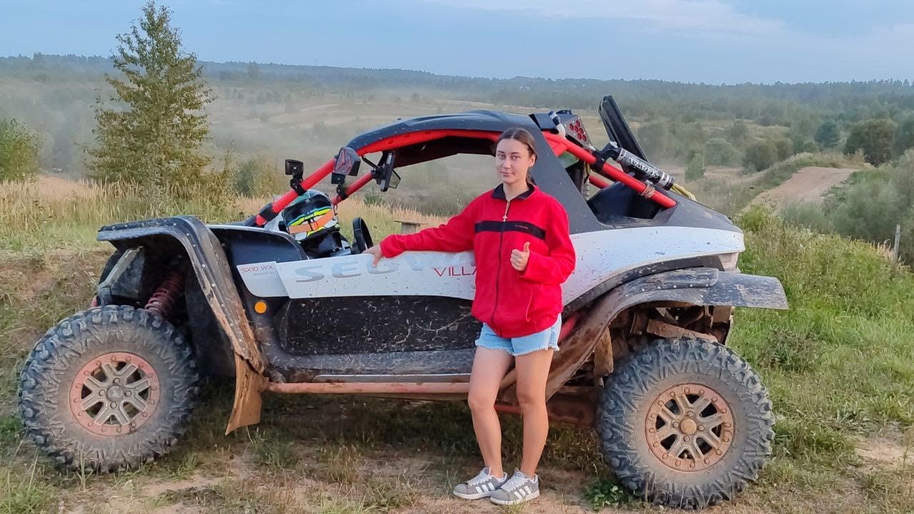 Покатушка с Эвелиной на Багги SEGWAY VILLAIN SX10