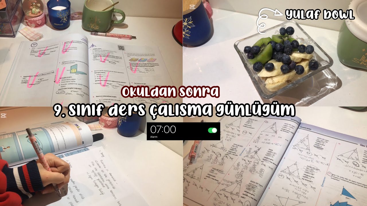 9. Sınıf ders çalışma günlüğüm ✨ study vlog, Pakodemy ile çalışıyorum 📚