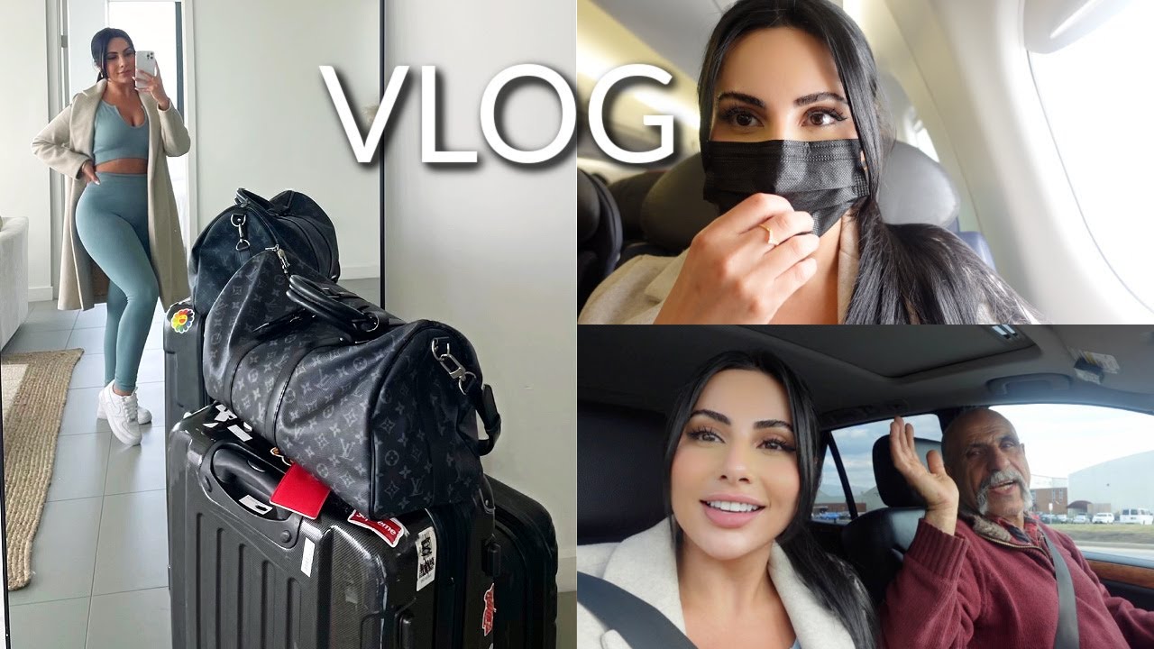 VLOG Traveling Back Home To Ohio, What's In My Airport Bag & Meeting The New Baby!