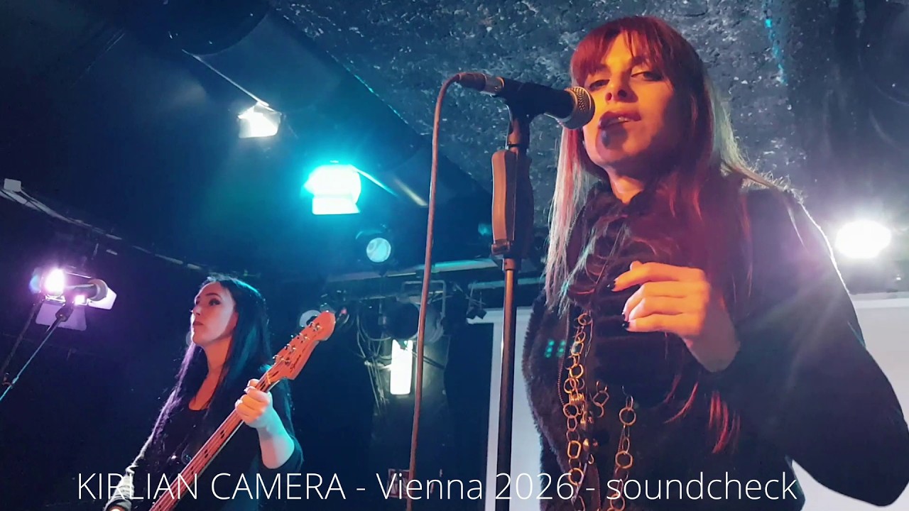 Kirlian Camera ''Lobotomine 5'' soundcheck in Vienna 2026