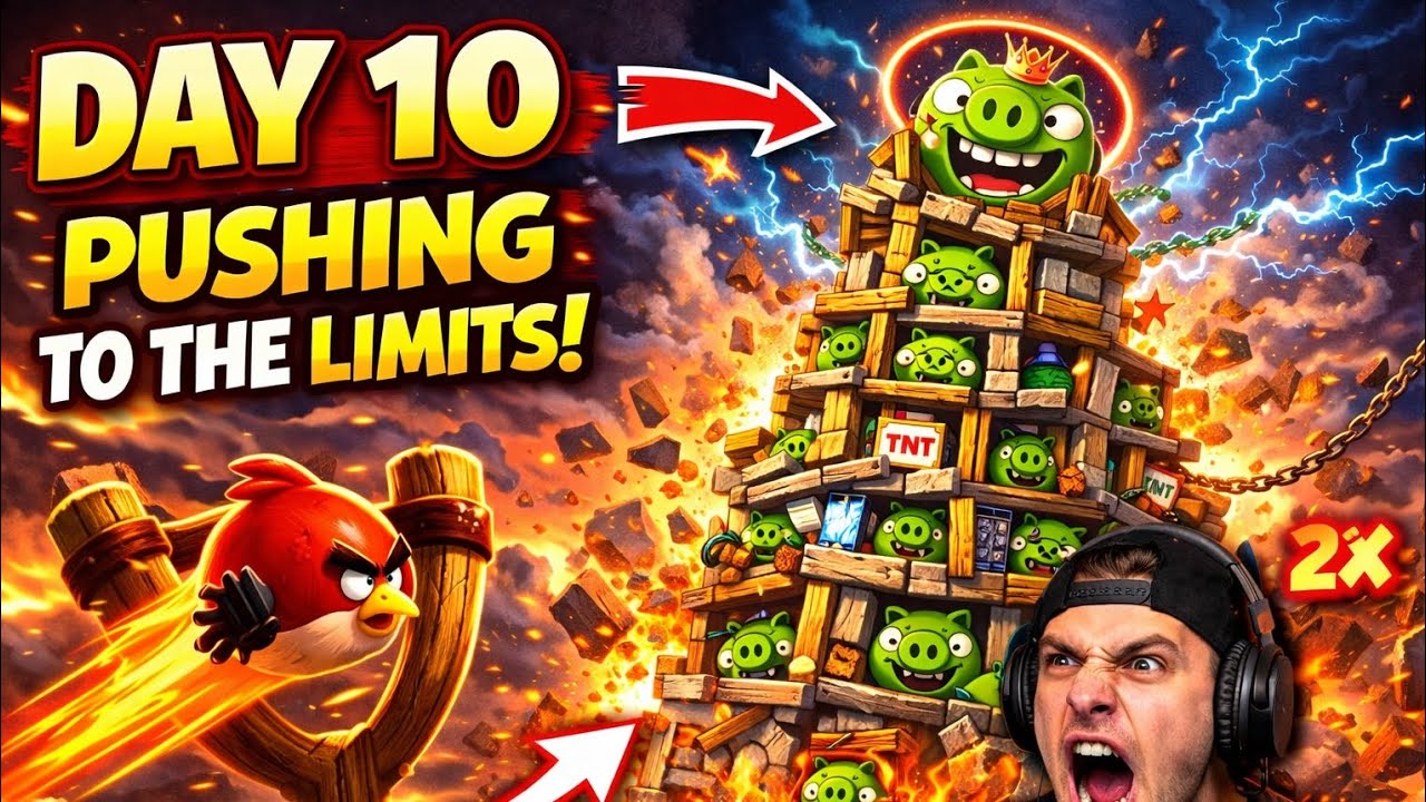 Day 10 Pushing Leves after so many daily challenges #angrybirdschallenge #cometgaming 