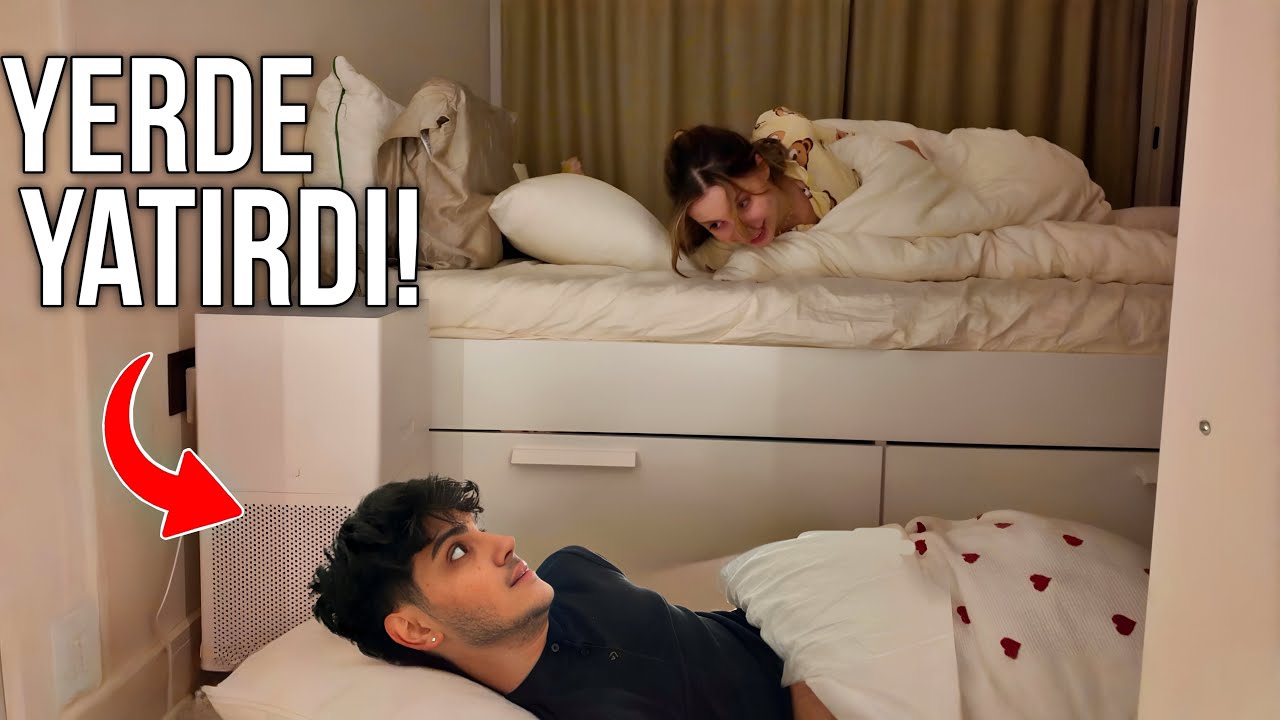 Sevgilimin Yeni Evin&rsquo;de YATIYA KALDIM!! Melih Yıldırım | Sıla Beyoğlu 