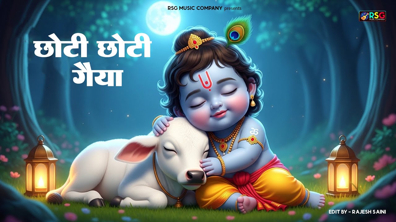 Little Krishna Song छोटी छोटी गैया - Choti Choti Gaiya Chote Chote Gwal | Krishna Song