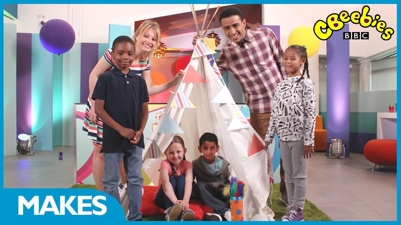 CBeebies Makes | Build a Tepee Den | The Let's Go Club