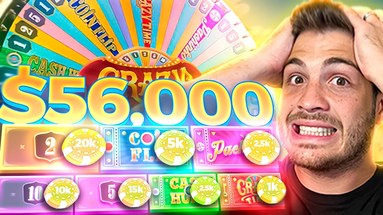 I DID $56,000 SPINS ON CRAZY TIME!!!