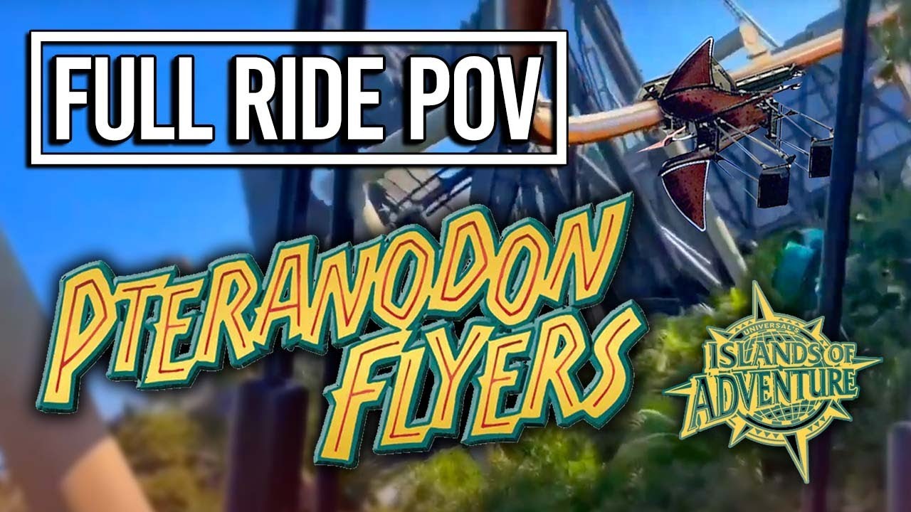 Pteranodon Flyers - Full POV Ride Through - Jurassic Park at Universal's Islands of Adventure
