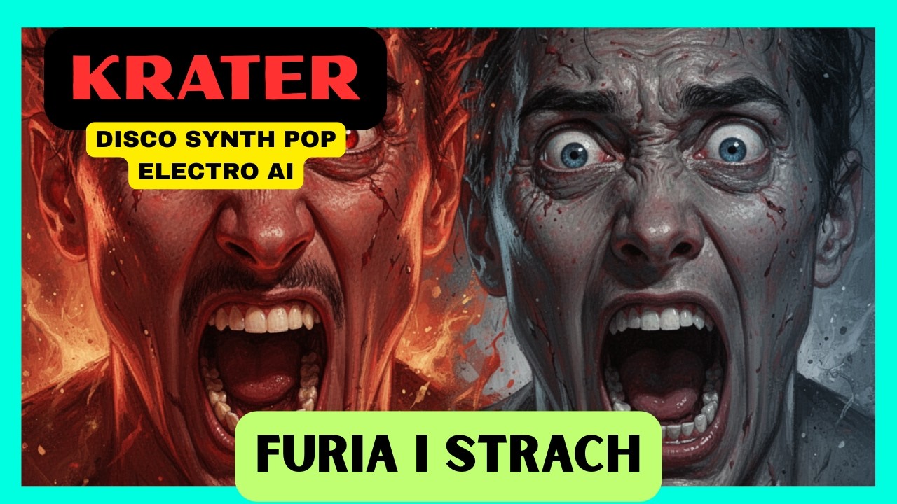 Krater Furia i strach (Official Video) Synth Electro Disco Pop AI
