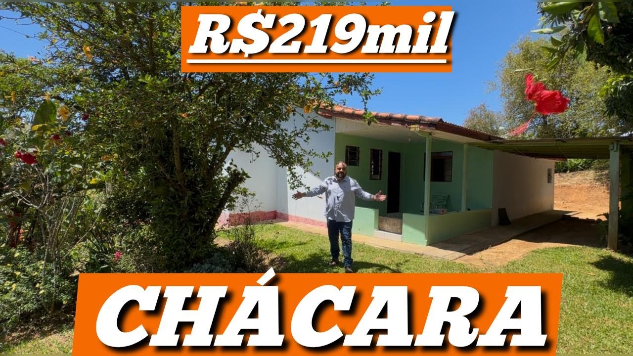 CHÁCARA COM POMAR + ÁREA DE PLANTIO + CASA SOMENTE R$219mil