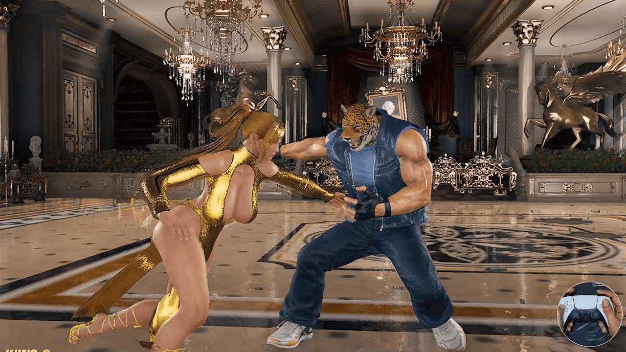 Brutal King vs Nina Battle in Elegant Palace | Tekken 8 Gameplay
