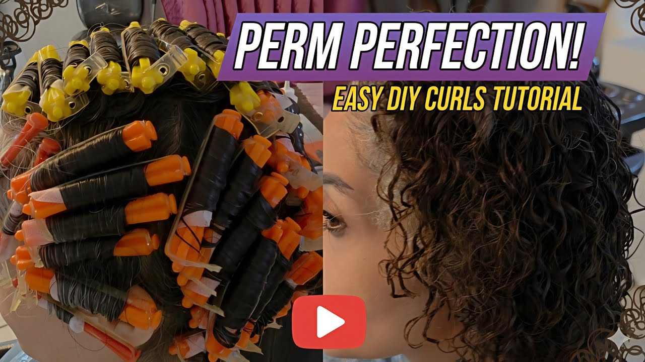 💇‍♀️DIY Cold Perm Tutorial: Long-Lasting Curls for 6–8 Months!🌀