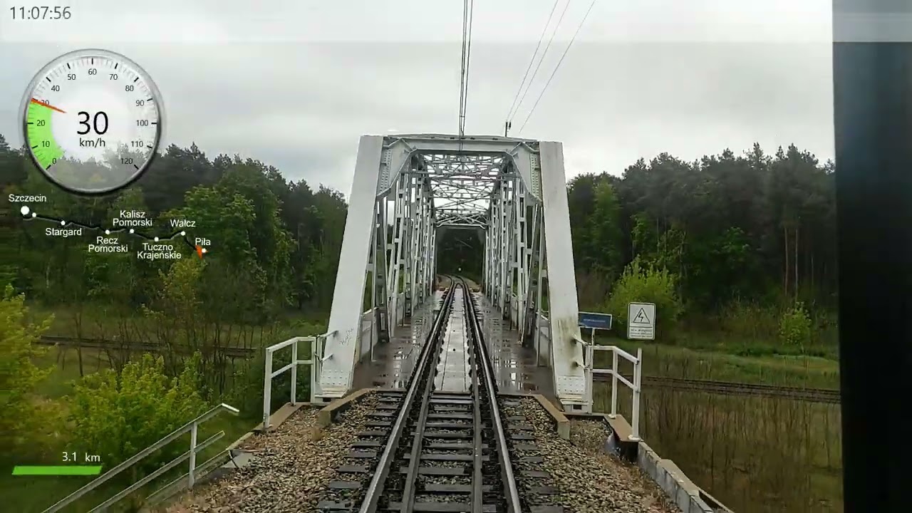 [Rearview] PIŁA→SZCZECIN przez Recz Pomorski