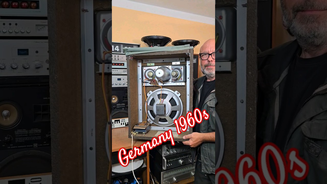 #1960s ISOPHON GERMANY Vintage Speaker Box Sound Test @Angelicaaudio