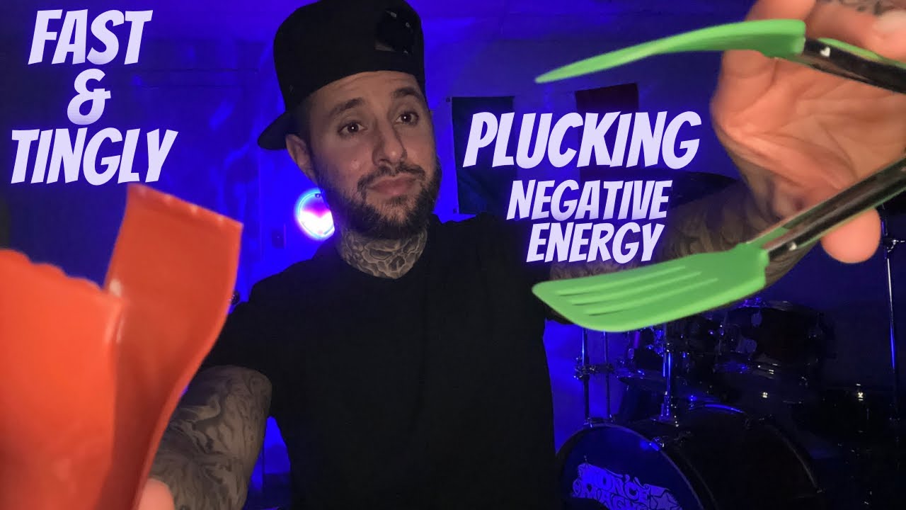Plucking & Cutting Your Negative Energy | Fast & Tingly ASMR