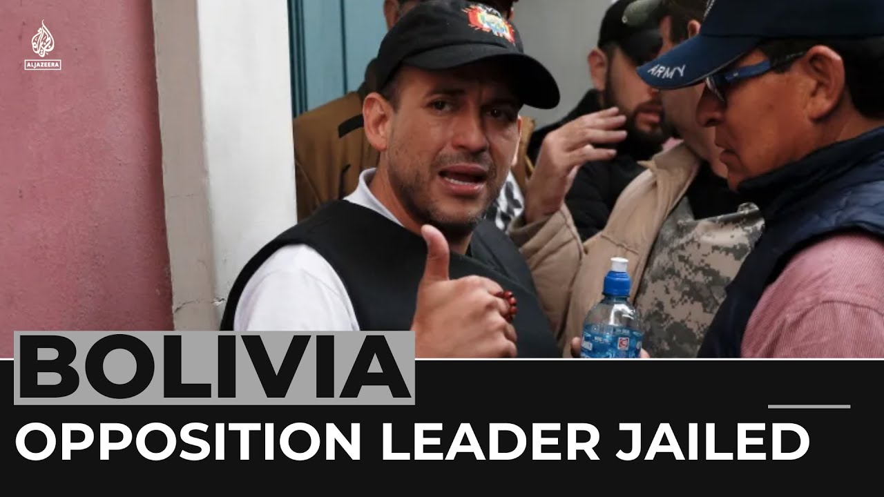 Bolivian opposition leader held on &lsquo;terrorism&rsquo; charges