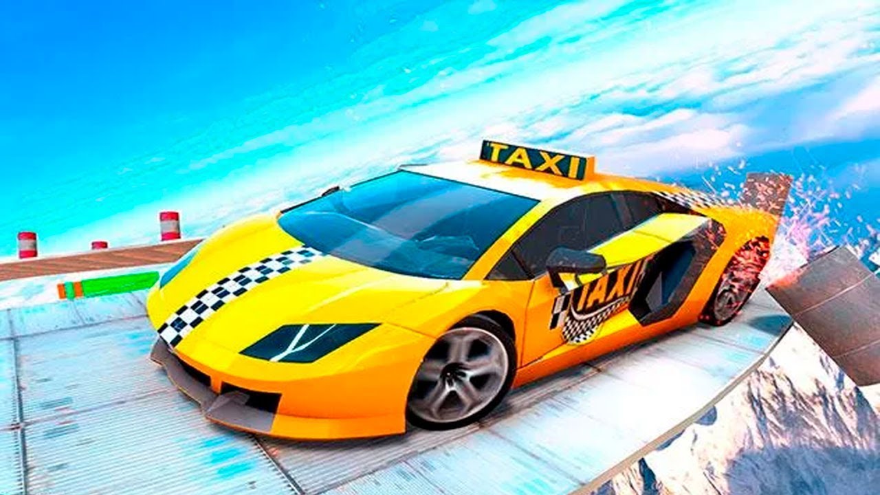 Taxi Car Stunts Games 3D: Ramp Car Stunts - Android Gameplay By Silent102