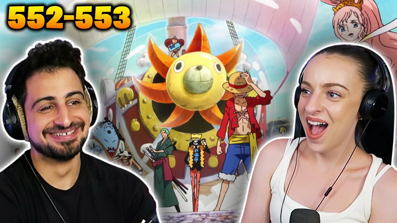 EPIC STRAWHAT ENTRANCE!! *ONE PIECE* Episodes 552 & 553 REACTIONS!