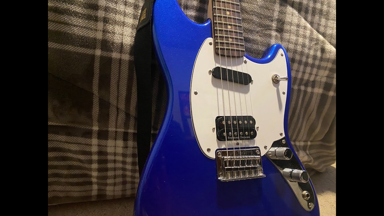 Modified Squier Bullet Mustang - Grunge on a Budget