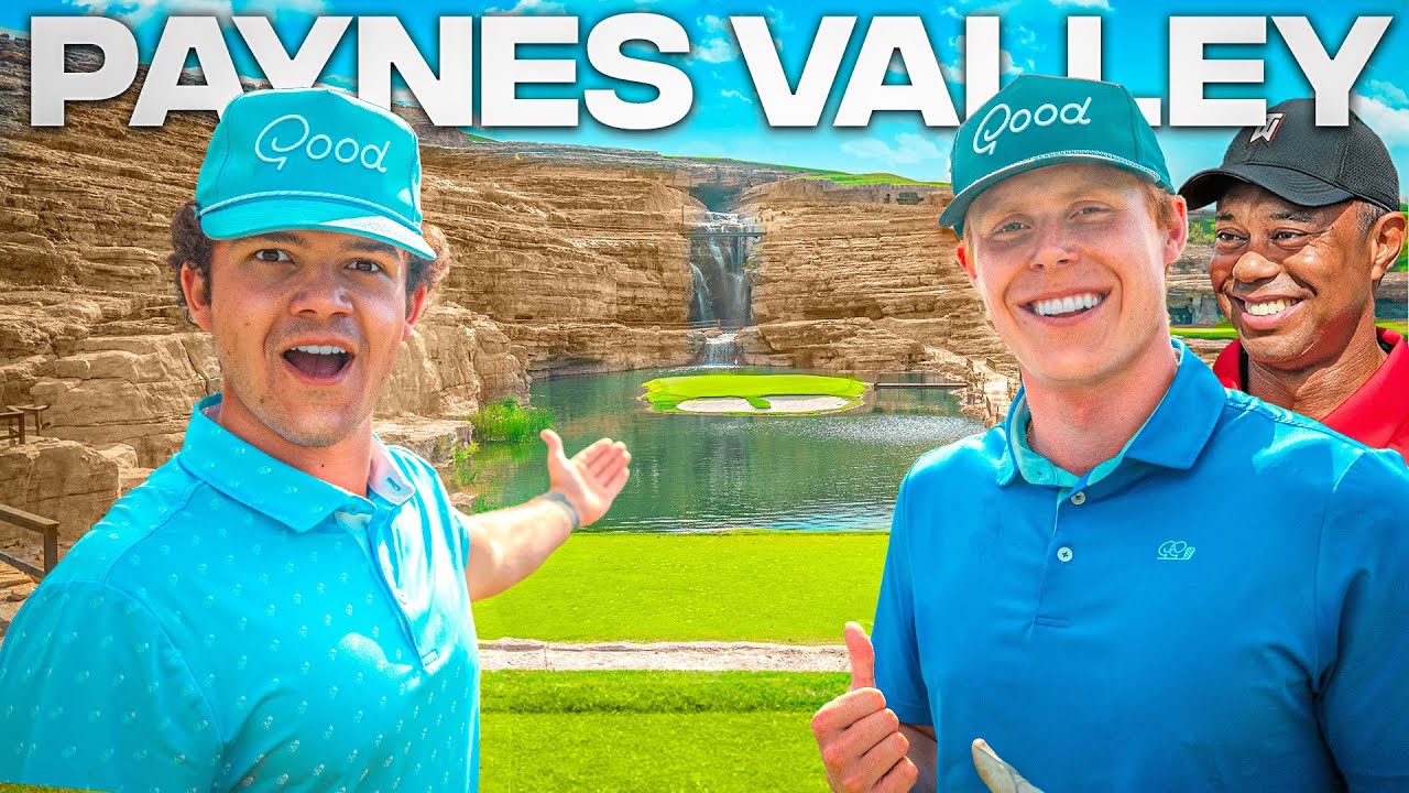 Breaking The COURSE RECORD At Tiger Woods Course...