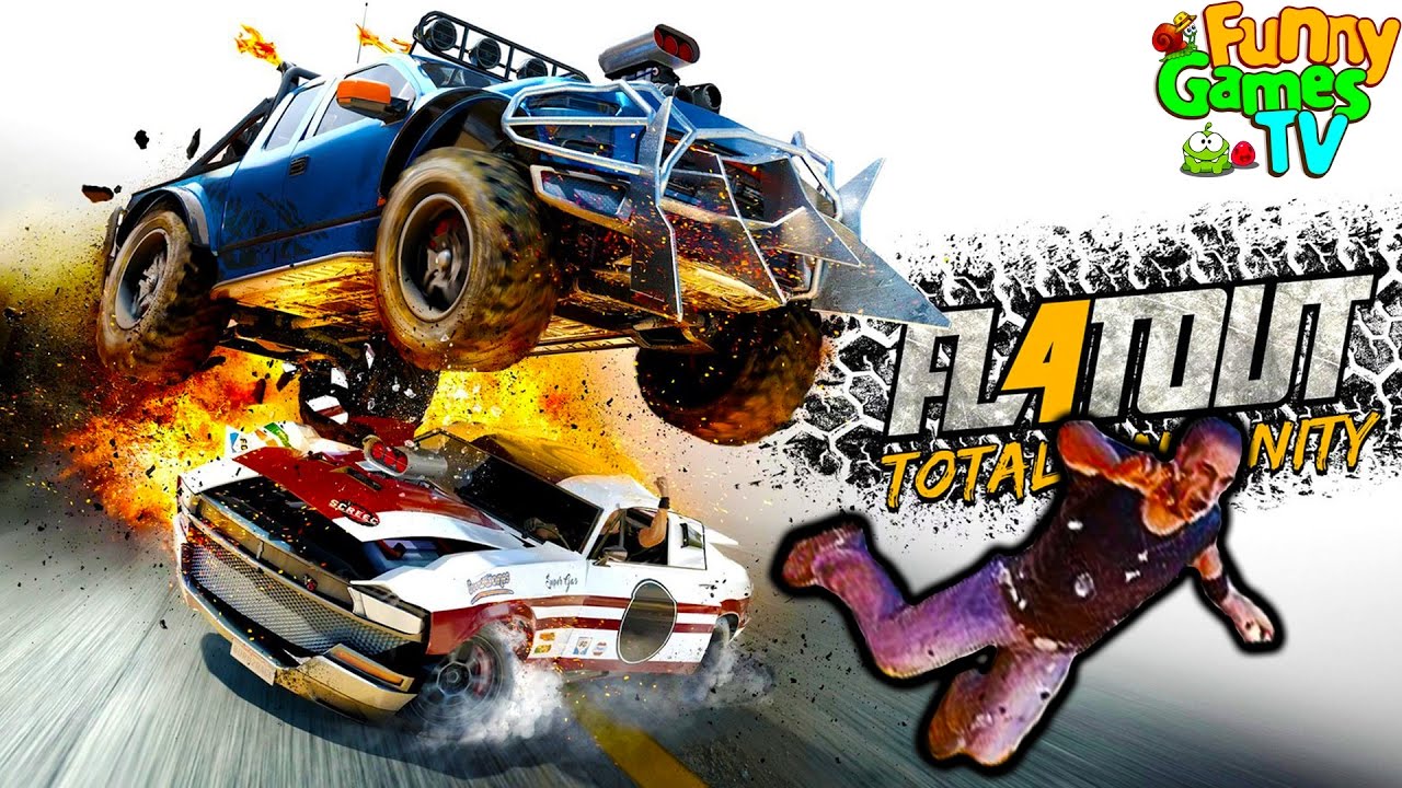 ГОНОЧНЫЕ МАШИНКИ видео   про машинки игра про битву тачек машин FlatOut 4