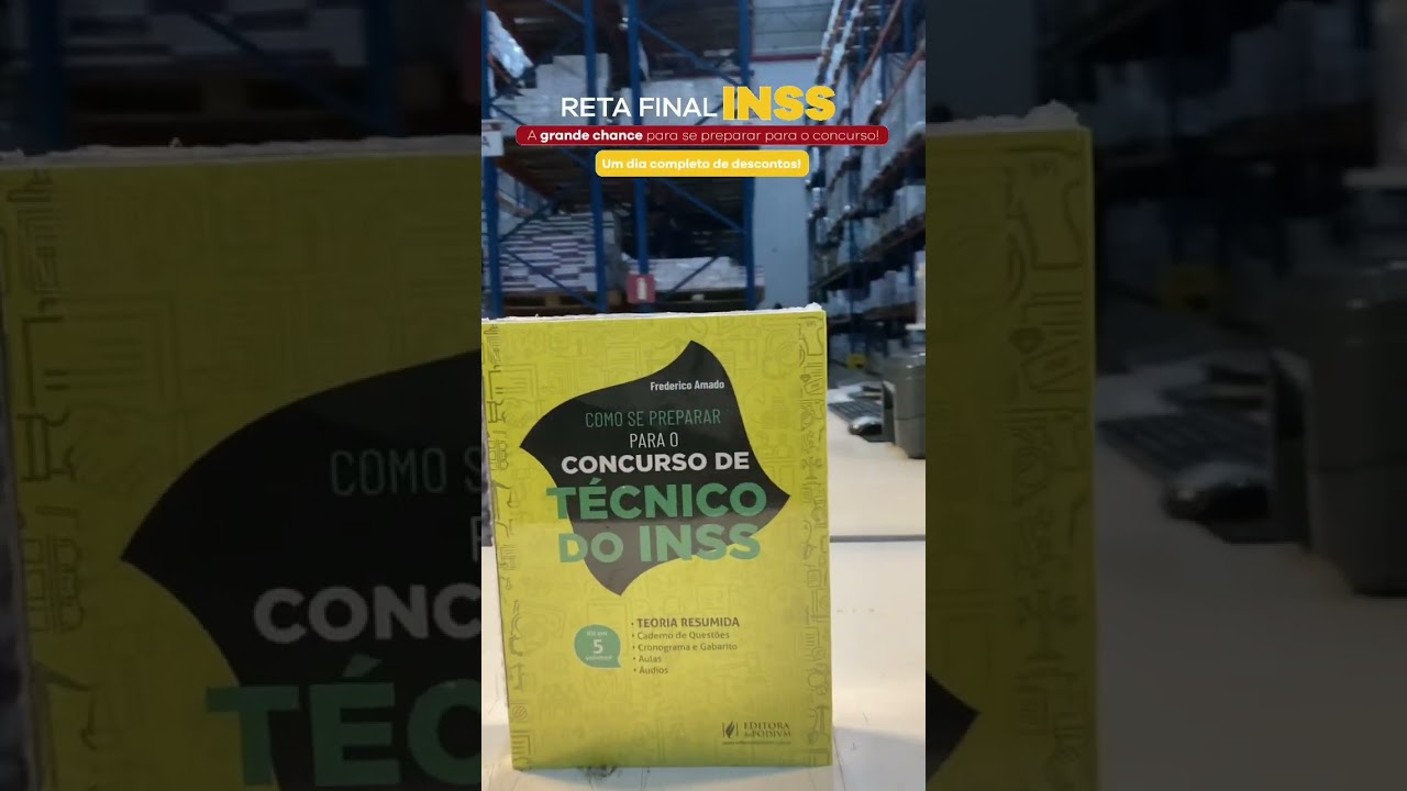 S&oacute; hoje!🤩 #editorajuspodivm #inss  #inss2022  #concursoinss  #concursoinss2022