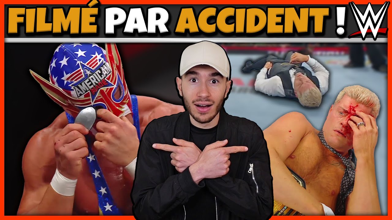 15 moments filmés par accident à la WWE !
