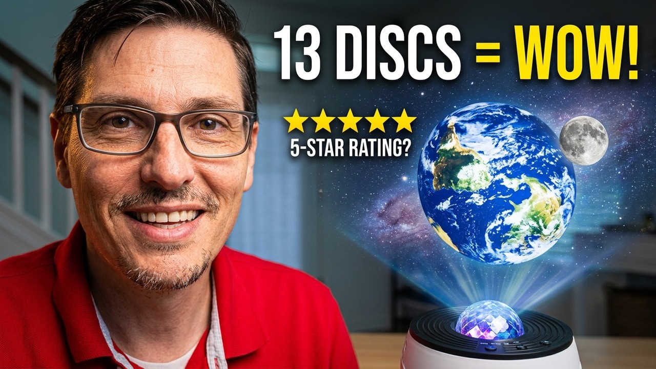 Galaxy Projector for Bedroom with 13 Film Discs High Resolution Review