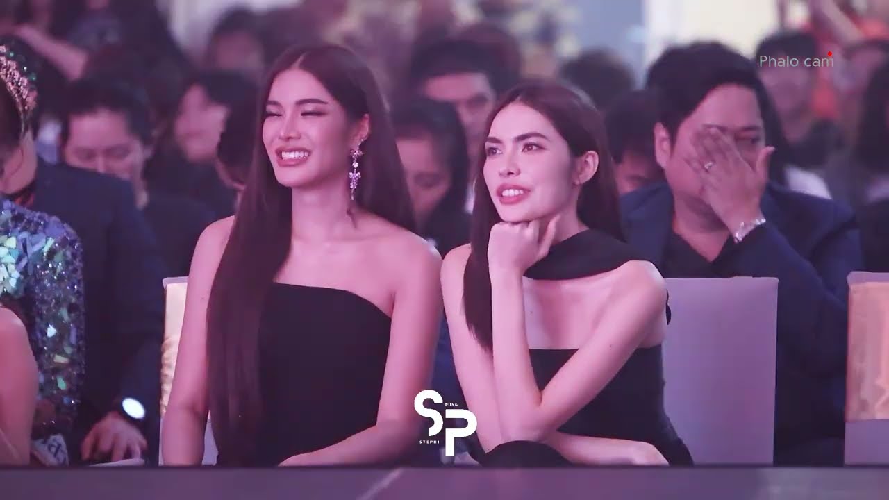 [Fancam] 041223 ชาล็อต ออสติน & อุ้ม ทวีพร | นั่งชมผู้เข้าประกวด #FinalMGRNG24xENGLOT