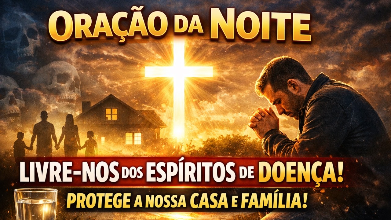 ORAÇÃO DA NOITE: O FIM DO ESPÍRITO DE ENFERMIDADE NA SUA VIDA!