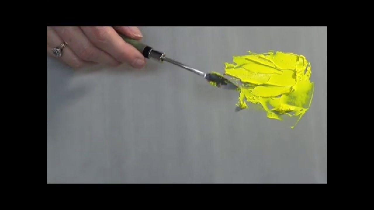 Thickening Acrylics for Palette Knife work