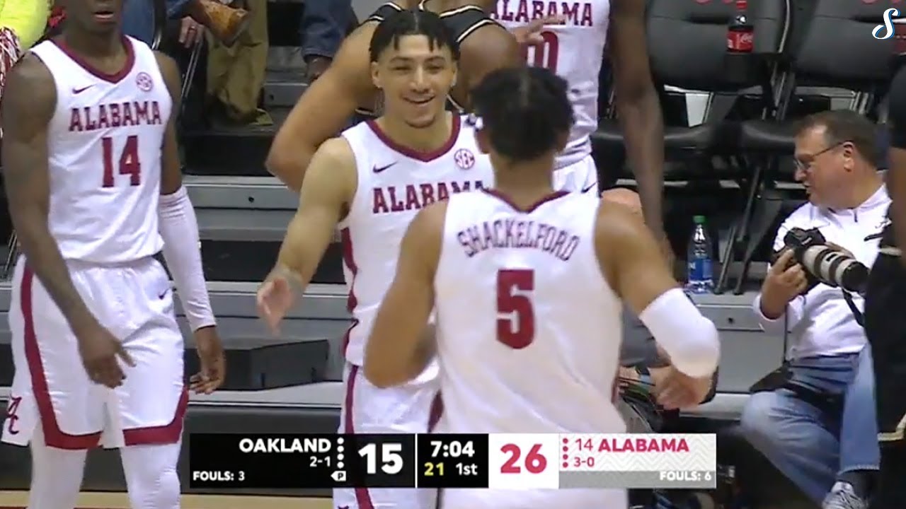 Jahvon Quinerly & Jaden Shackelford Do it Again For BAMA | 39 Combined PTS