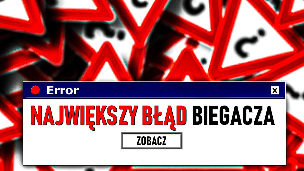 NAJWIĘKSZY BŁĄD BIEGACZA - strefy treningowe, zakwaszenie, tempo