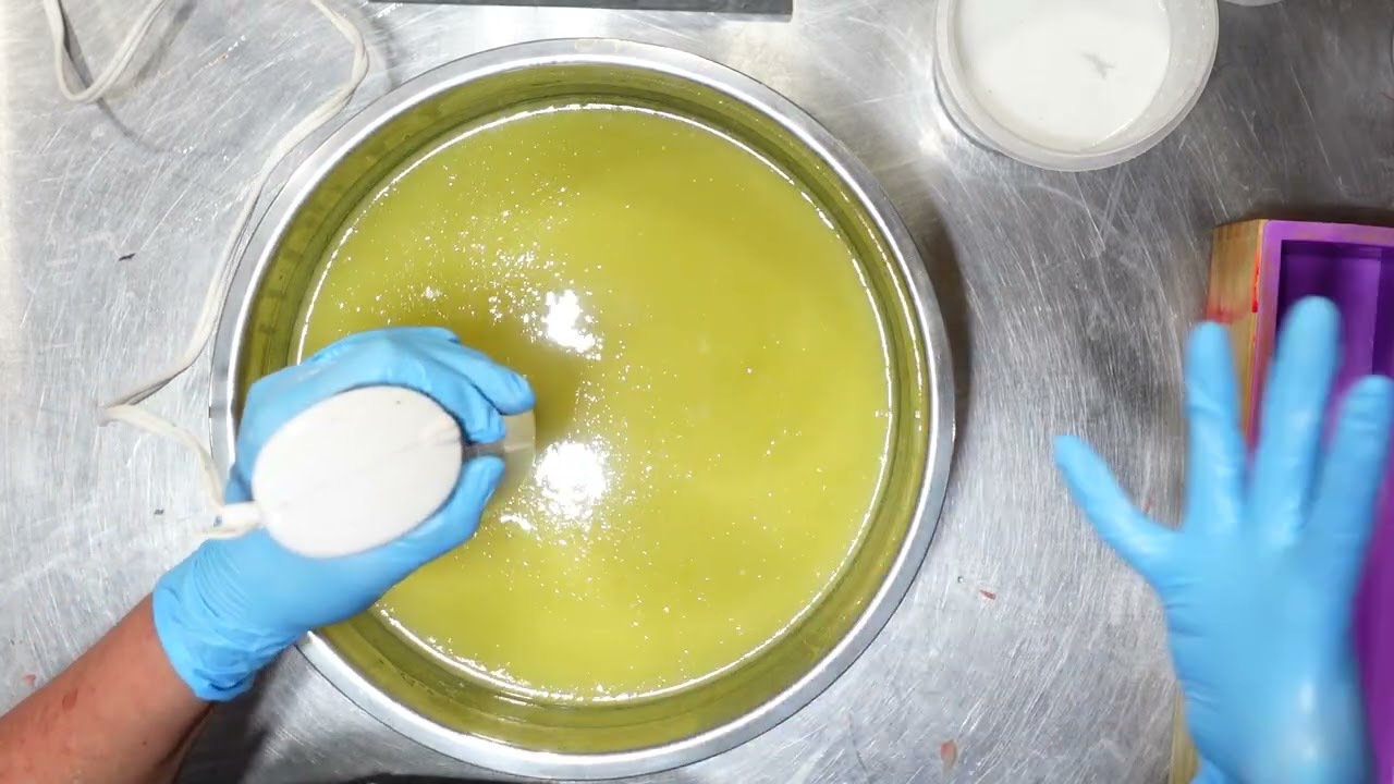 Coastal Waters Coconut Milk Cold Process Soap Making and Cutting