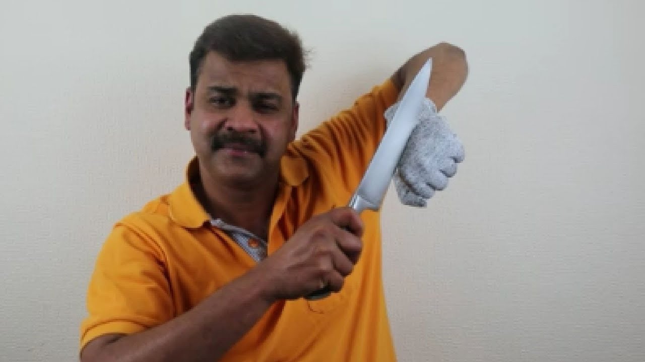 ഇതിട്ടാല്‍ ഒരിക്കലും നിങ്ങളുടെ ഒരു കൈ മുറിക്കാന്ല CUT RESISTANT GLOVES PUT ON TEST -