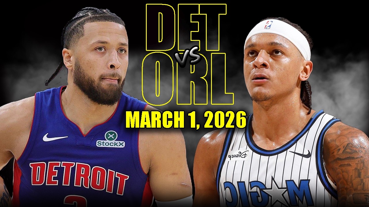 Detroit Pistons vs Orlando Magic Full Game Highlights – March 1, 2026 | NBA Season