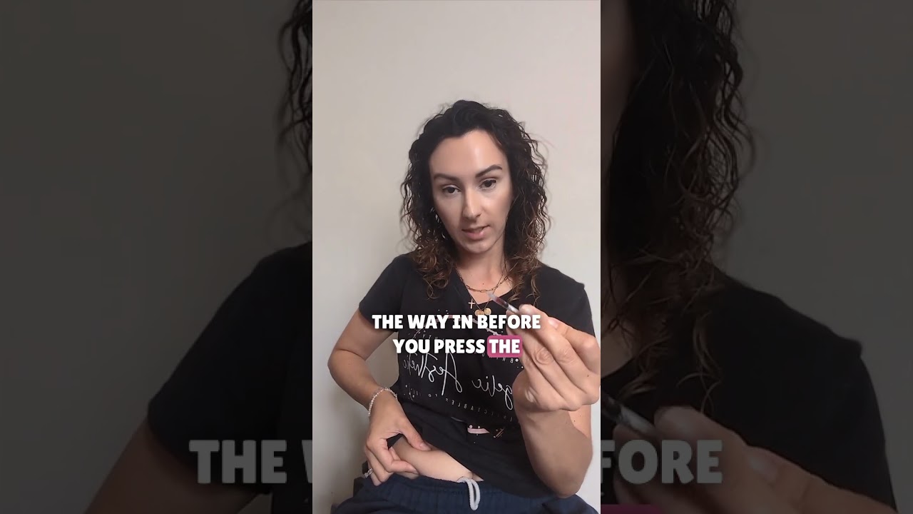How to give yourself a shot