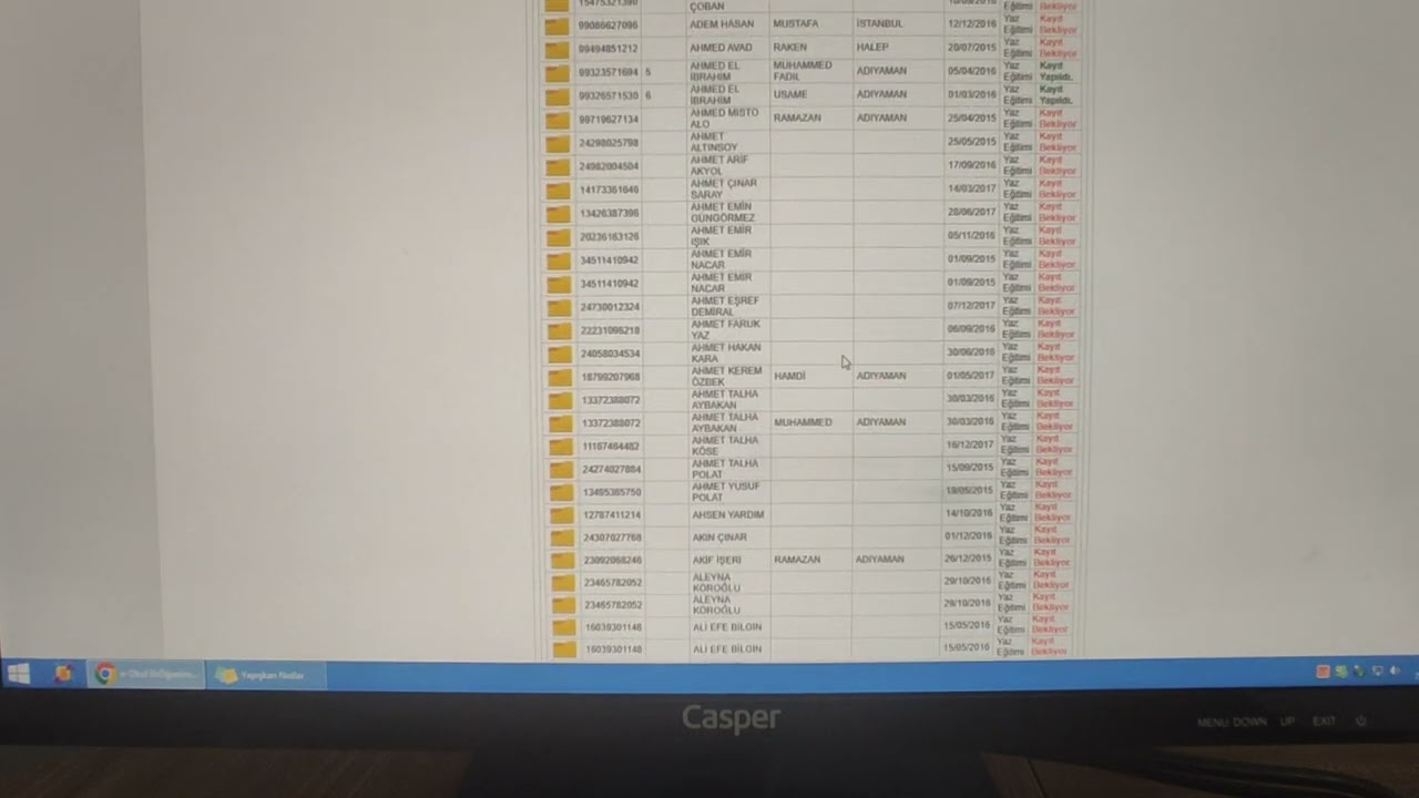 Erken Çocukluk yaz okulu şube açma ve öğrenci ekleme işlemleri e okul