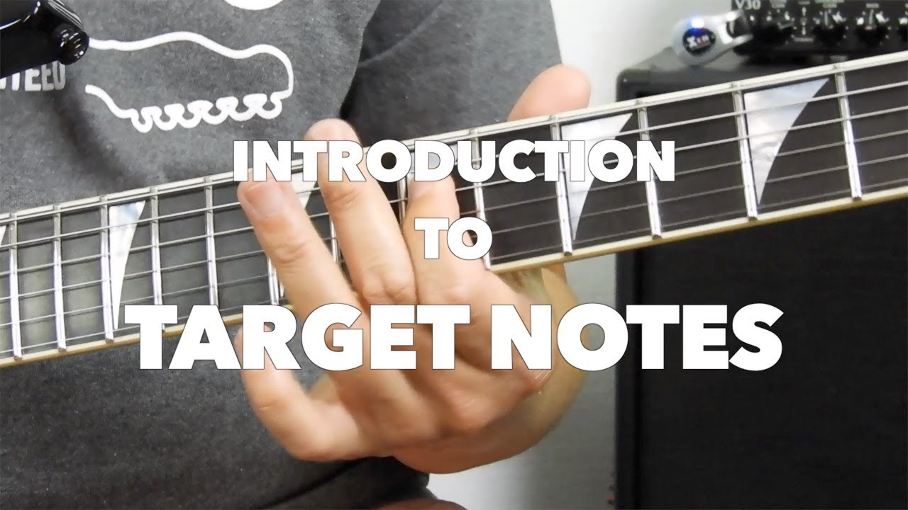 Basic Guitar Solo Lesson:  Introduction to Target Notes