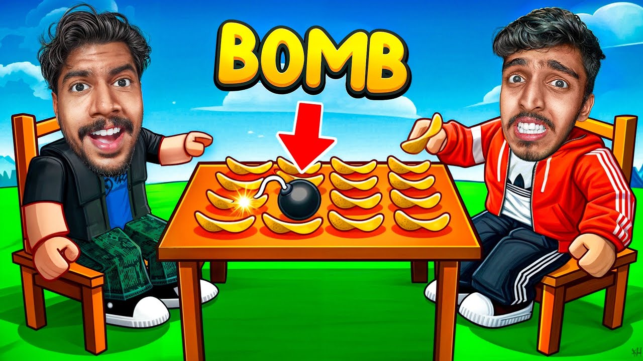 I Cheated GAME THERAPIST to Win in Roblox Bomb Chip 😂!!