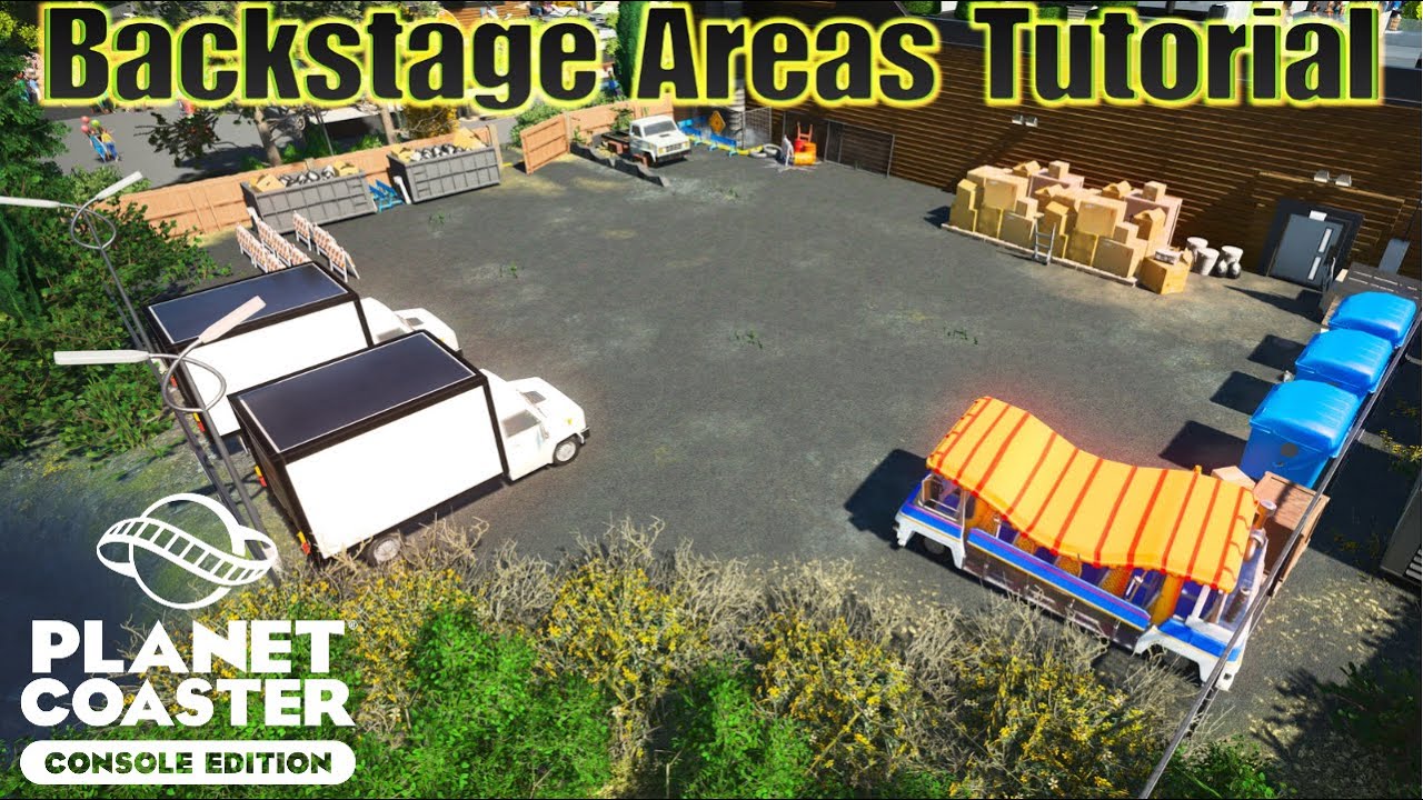Backstage Areas Tutorial - Planet Coaster