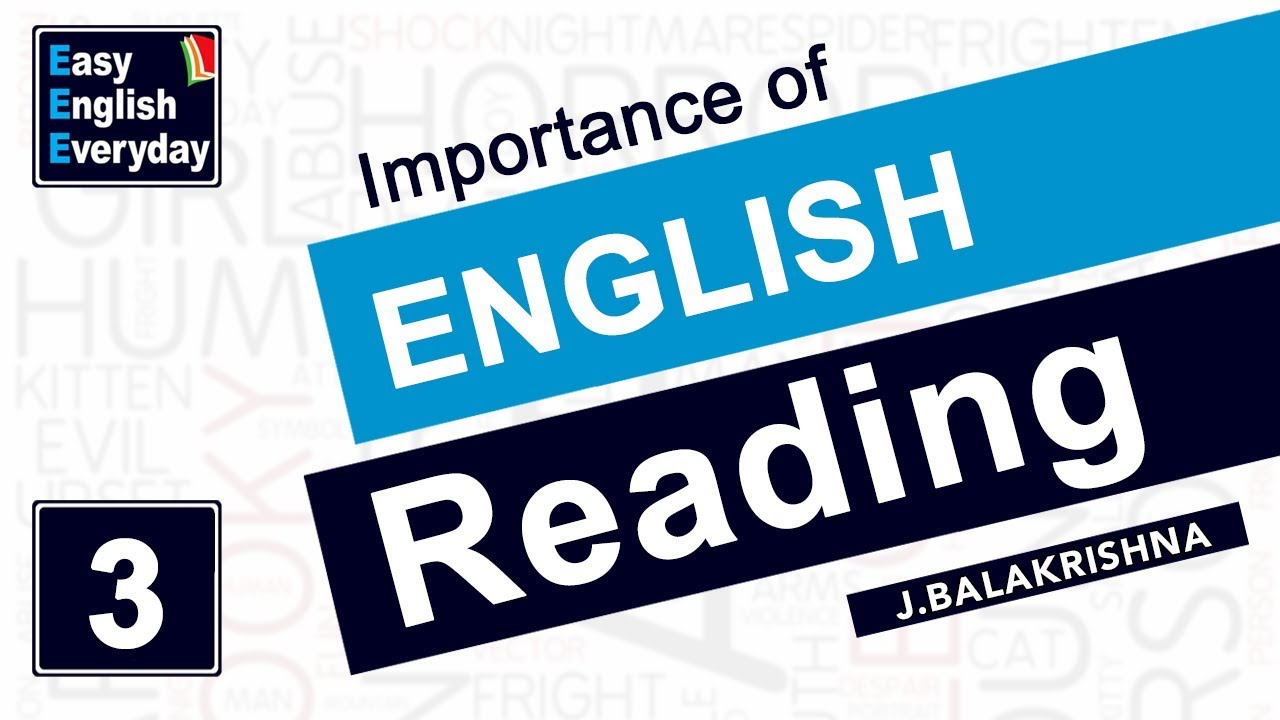 English Tutorials for beginners | Importance of English Reading | Online English Grammar videos