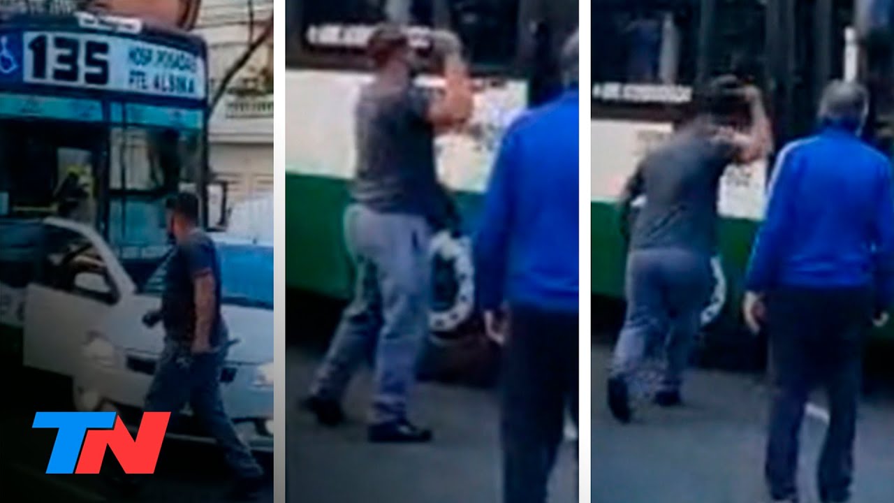 Habló el colectivero atacado con una llave francesa en medio de una discusión de tránsito