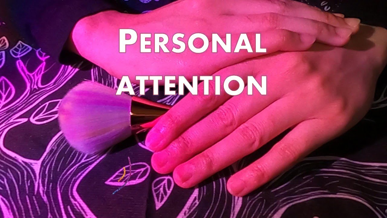 ASMR Brushing your Face with Rainbow Brush
