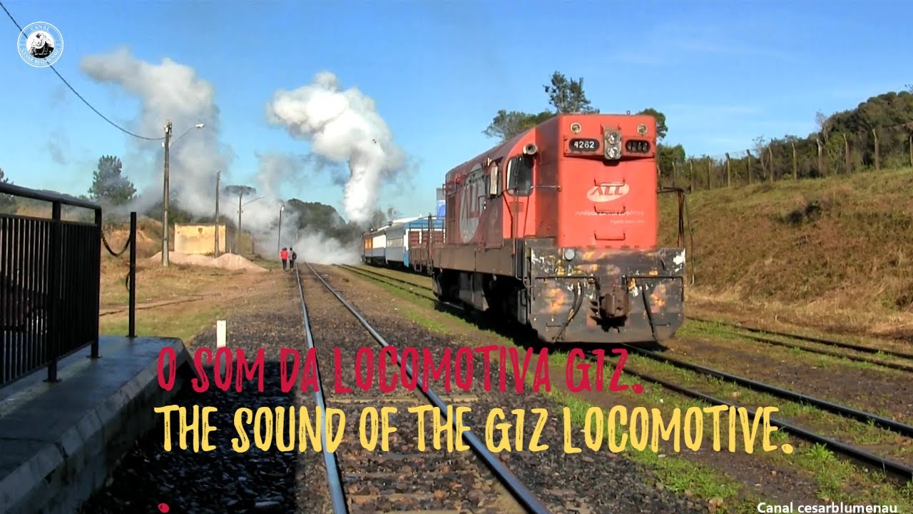 🇧🇷  O som da locomotiva G12 / The sound of the G12 locomotive - (Brasil) #diesellocomotives